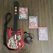 GUITAR HERO PS2 Gibson RED Octane Wired Contr...