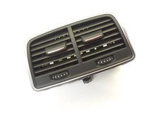 Audi A7 4G C7 Black Rear Centre Vents with Aluminium Trim 4G0819203