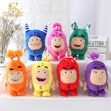 Set di 7 peluche Oddbods dei cartoni animati morbidi cuscini regali per adulti