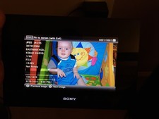 Sony DPF-D92 9 Inch LCD S Frame Digital Photo Black Frame EUC 16:9 no remote