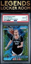 2024 Panini Prizm Wnba Fractal #6 Kate Martin Fractal-Mojo Prizm PSA 10