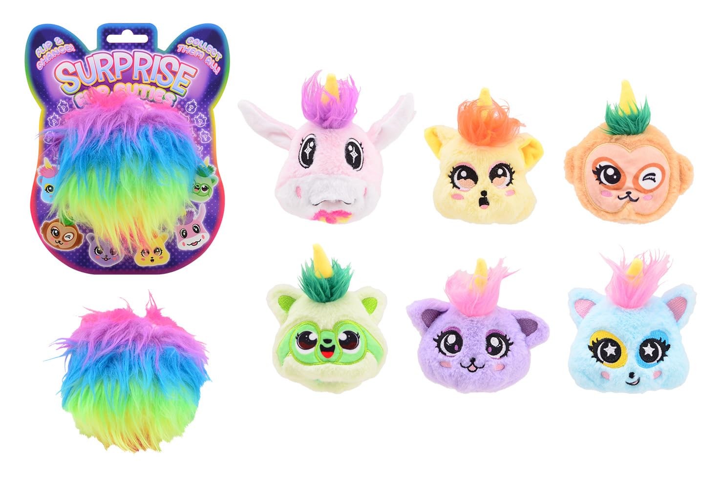 Johntoy plush knuffel verrassing Flip cuties - zachte knuffels speelgoed 3090₽