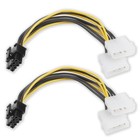 Gments Molex to Pcie 8 Pin Power Cable Molex to 8 Pin GPU Lead Graphics Card Po