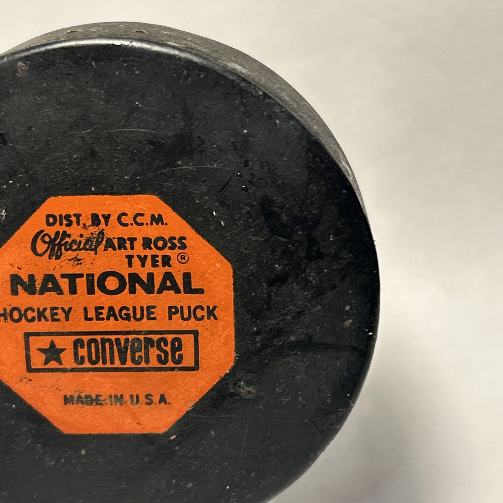 Kansas City Scouts KC NHL Official Game Puck Converse Art Ross Vintage USA thumbnail 12