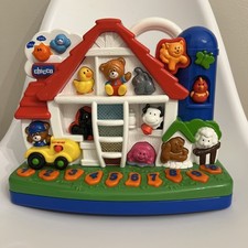 Chicco Interactive Bilingual English French Music Lights Farm Animal Sounds Toy