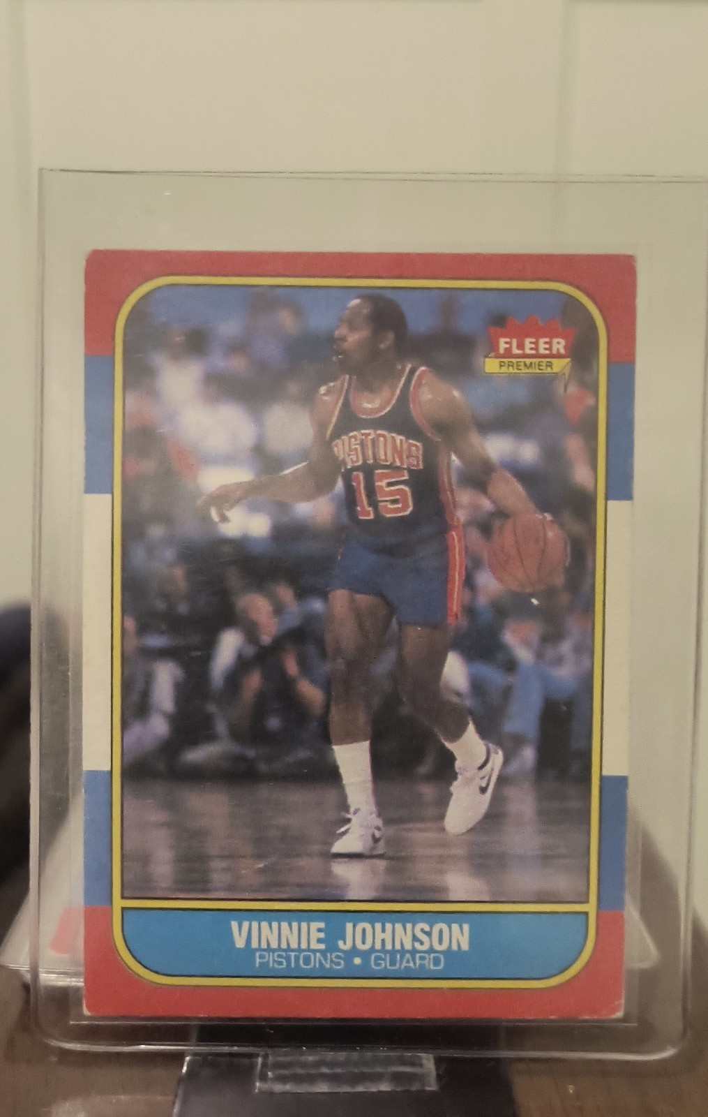 1986-87 Fleer - Vinnie Johnson #56