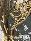 LARGE FRENCH LOUIS XVI ORMOLU BRONZE 3-LIGHT WALL FLEIR-de-LIS MOTIF SCONCE  — photo 5
