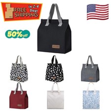 Lunch bag, Insulated Lunch Box Container Reusable Leakproof Office, Work, School