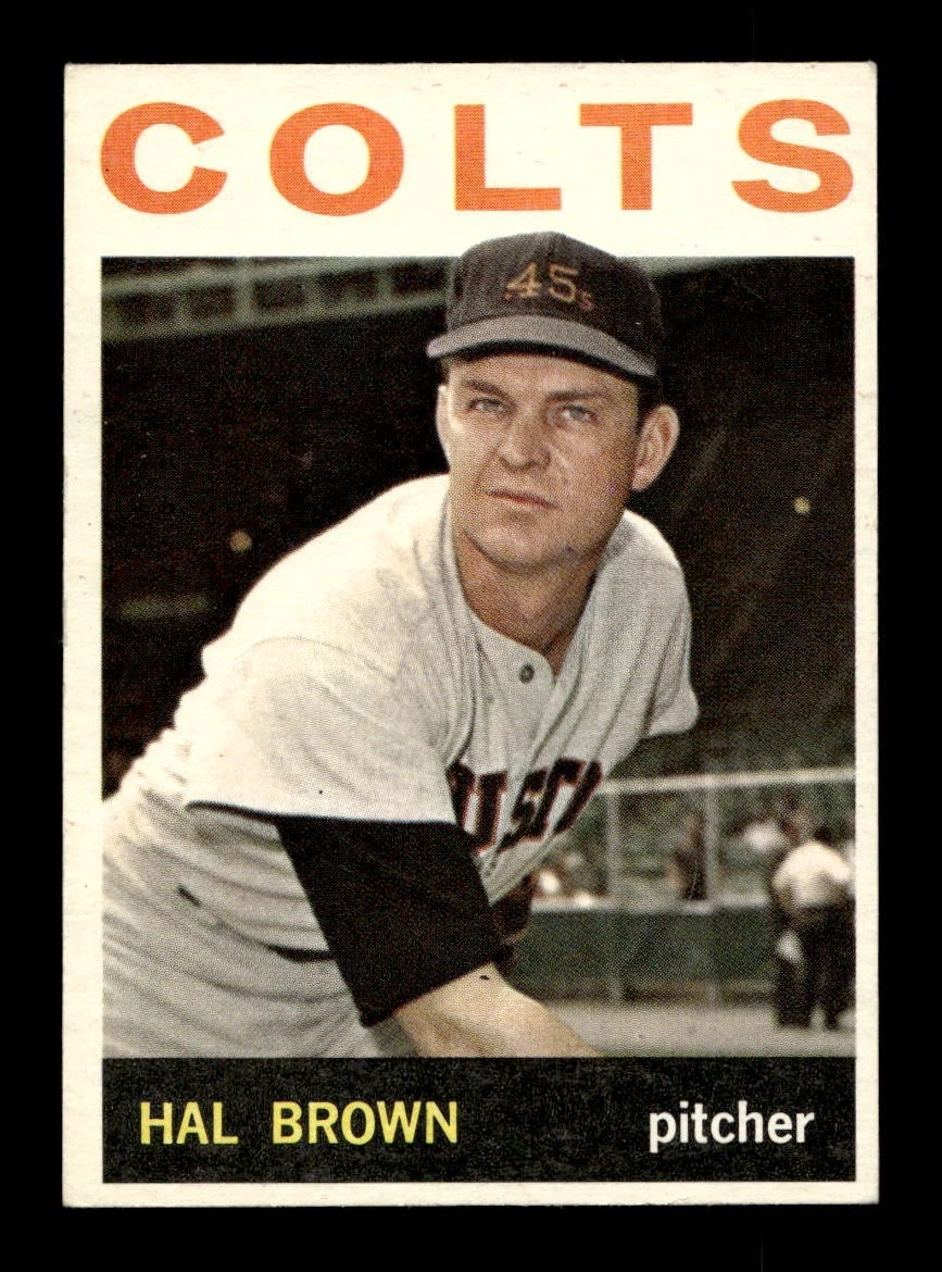 1964 Topps #56 Hal Brown Colt .45's EX+ *r6
