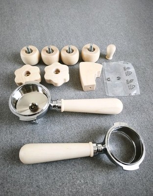 Lelit Ahorn-Holz-Set für Bianca PL162T Espressomaschine, 10-teilig, Echtholz