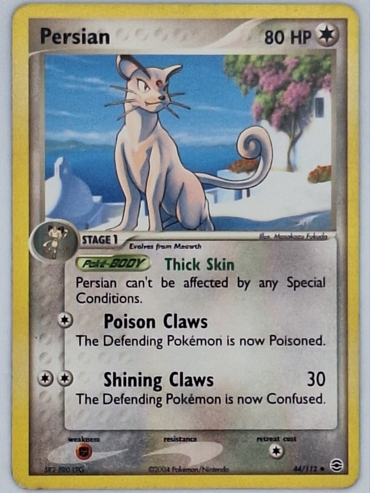 Persian 44/112 Pokemon - EX FireRed and LeafGreen MP