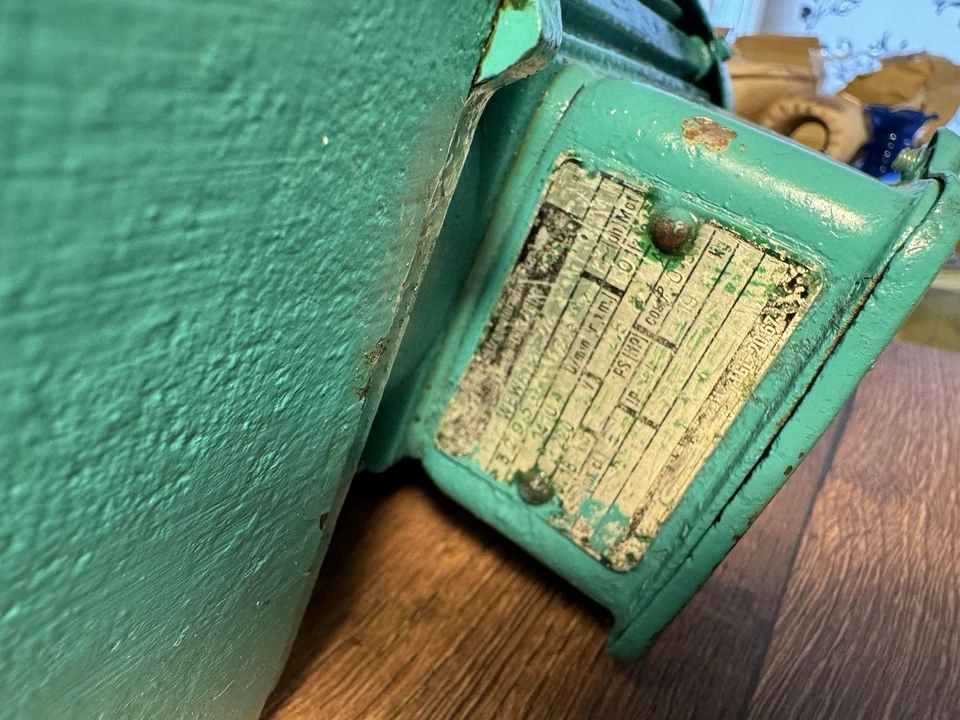 Getriebemotor Elektromotor mit Welle Bastler ungetestet Industrie Motor - Bild 4 von 4