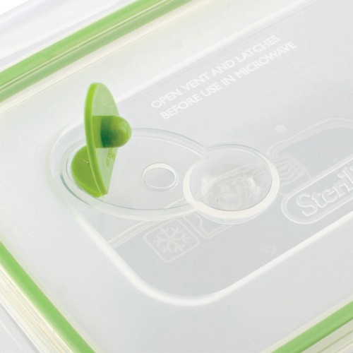 Contenedor de almacenamiento de alimentos Sterilite rectangular UltraSeal de 4,5 tazas, verde (paquete de 12) - Imagen 12 de 12
