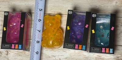 NOT NEE-DOH FRUITY GUMMY BEAR SQUISHY PINK PURPLE BLUE ORANGE NEW  CHOOSE COLOR
