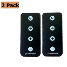 2PC Remote Control for Audioengine HD6 HD5 A5+ A5 Bookshelf Speakers