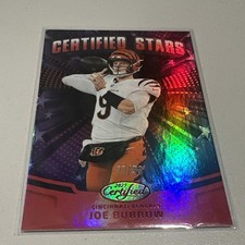 2025 Panini Certified - Certified Stars Joe Burrow #CST-JBW Mirror Red /99