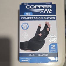 copper fit ice compression gloves small