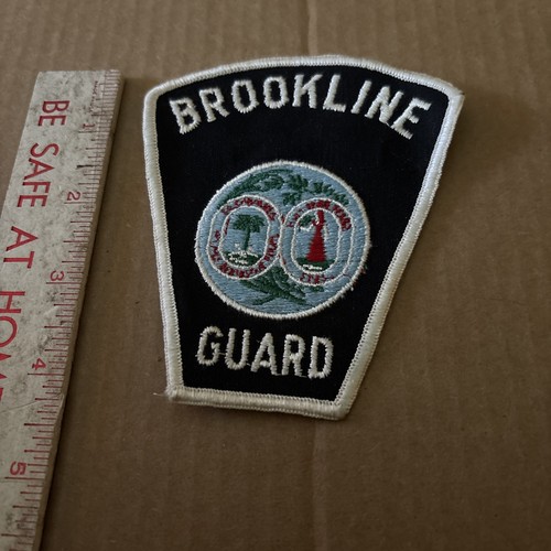 Brookline Massachusetts ? Guard Sew On Patch