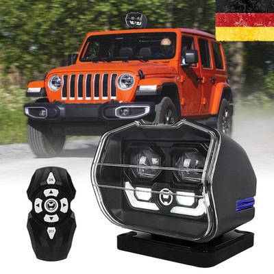 360° LED Fernbedienung Suchscheinwerfer Wireless Spotlight Marine Boot Auto LKW