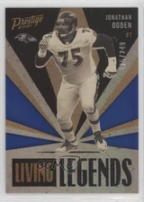 2021 Panini Prestige Living Legends Xtra Points Blue /249 Jonathan Ogden HOF