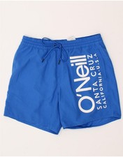 O'NEILL Mens Graphic Swimming Shorts XS Blue Polyester CC63