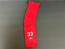 Brendan Donovan Cardinals Auto Signed 2025 Game Used Arm Sleeve Red -