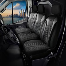 Sitzbezug Transporter Renault Master 3 Opel Movano B Nissan NV400 in Schwarz Gra