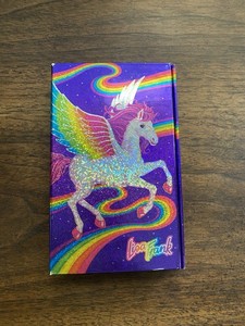 90’s Vintage Lisa Frank Flip Outs Organizer / Stationary / Sticker Book w/ Skye