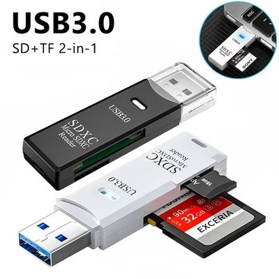 USB 3.0 Card Reader Adapter Stick Micro SD XC TF Card Reader PC