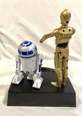 Vintage 1995 Star Wars C-3PO & R2-D2 Electronic Talking Moving