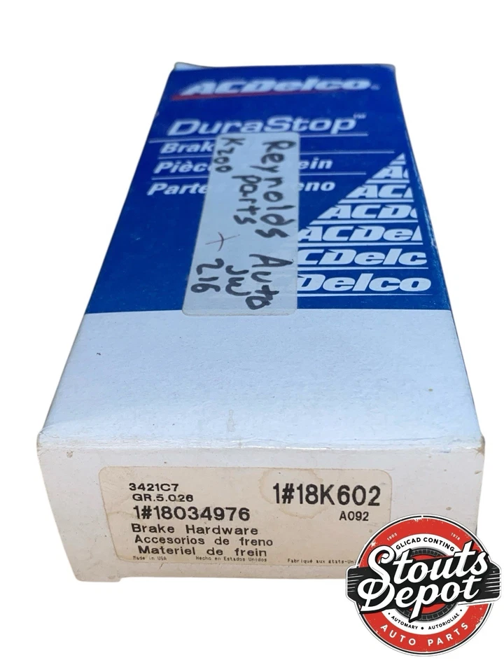 18K602 AC Delco Drum Brake Hardware Kit Rear for Le Baron Sedan Intrepid Dodge - Image 2 of 4