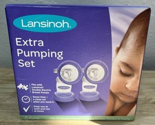 Lansinoh Extra Pumping Set - Fits Double Electric Breast Pump - New In Box
