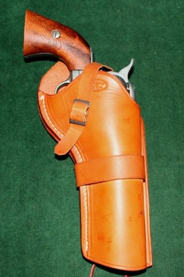 ''J.F. Mc Grath''  Harness Leather Fast Draw Holster to Fit Colt Single Action