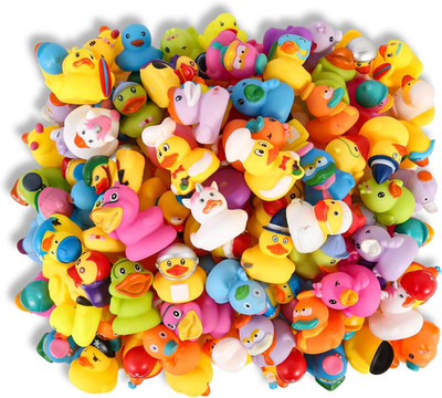 25 PCS Jeep Rubber Ducks in Bulk Assorted Duckies for Ducking Cruise Duck Small