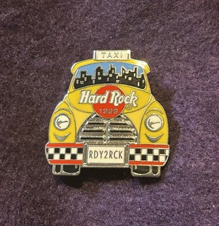 Hard Rock Yellow Taxi Pin New York 1999