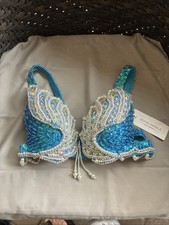 ROYAL SMEELA Belly Dancer Costumes for Women Sequin Belly Dance Bra Size:S NEW