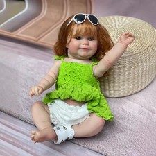 20 Inch Gifts Newborn Baby Doll Maddie Silicone Body Reborn Dolls Lifelike Cute