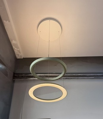 Oligo Yano Ausstellungs-Pendelleuchte Pistazie inkl. Casambi