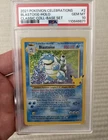 Pokemon 2021 Blastoise 2/102 Celebrations Classic Collection GEM MINT PSA 10