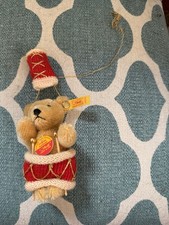 Steiff PERCUSSION Ornament Bear Christmas Tree Hanger Limited Edition