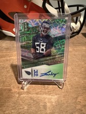 2018 Spectra Neon Green Prizm Rookie Autographs Harold Landry Auto SP /99