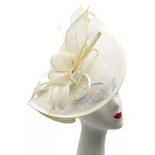Large Fascinator Women's Headband Clip Hat Weddings Races Royal Ascot & Parties