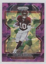 2021 Panini Prizm Purple Ice Prizm 37/225 Curtis Samuel #209 5b1