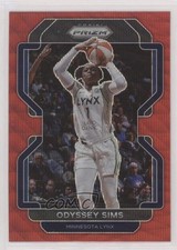 2022 Panini Prizm WNBA Ruby Wave Prizm Odyssey Sims #102 4g8