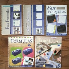 Creative Memories Fast Formulas 5 Book Lot