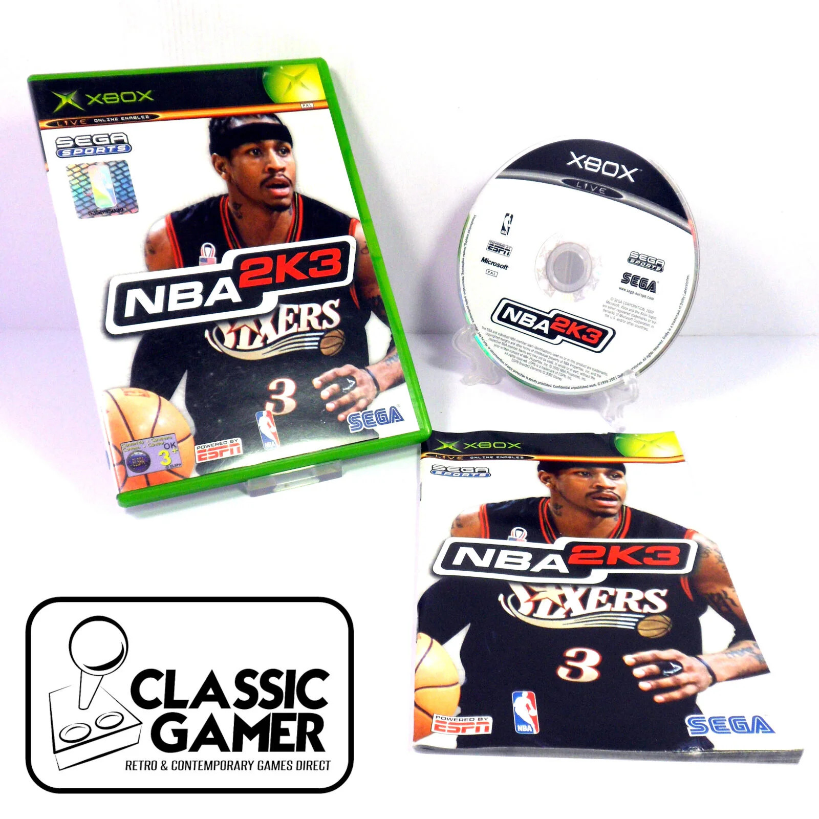 NBA 2K3 (ESPN-SEGA Sports) (Original Xbox) *NEAR MINT*