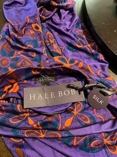 NWT Hale Bob 100% Silk Vacation Strapless Stretchy (SZ SMALL) BEAUTIFUL PRINT!!