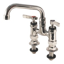 Encore KL574006SE1 4 in Deck Mount Heavy Duty Faucet w/ 6 in Spout