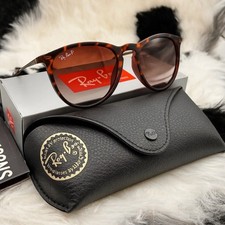 New Ray-Ban RB4171 Erika tortoise Matte 54mm Sunglasses
