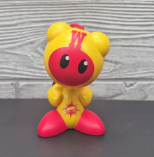 Mattel 2009 Wendys UB Funkeys Keychain Clip On Yellow Red Toy